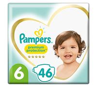 Pampers Pampers Lot de 46 couches pour bébé Taille 6 (13-18 kg) Premium Protection