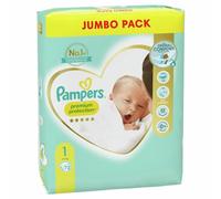 Pampers - Pampers Premium Protection (taille 1) Langes pour bébé 2-5 kg - 72 pièces