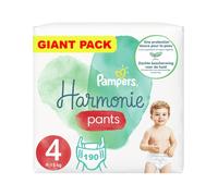 PAMPERS PANTS TAILLE 4 HARMONIE COUCHES-CULOTTES 190 COUCHES (9-15 kg)