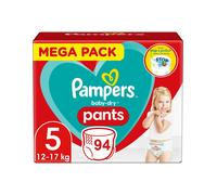 PAMPERS PANTS TAILLE 5 BABY-DRY COUCHES-CULOTTES 94 COUCHES (12-17 KG)
