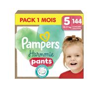 PAMPERS PANTS TAILLE 5 HARMONIE COUCHES-CULOTTES 144 COUCHES (12-17 kg)
