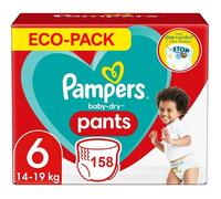 PAMPERS PANTS TAILLE 6 158 COUCHES BABY-DRY COUCHES-CULOTTES