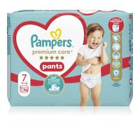 Pampers Pantalon de couche-culotte Taille 7 (17+ kg), Soins Premium, 36 pièces, ajustement à 360°, matériau ultra-doux pour le confort et la meilleure protection