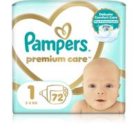 Lot de 78 couches de qualité supérieure pour bébé - Taille 1, 2 à 5 kg