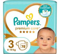 PAMPERS Premium Care taille 3 (78 pièces)