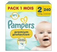 Pampers Premium Protection Couches Taille 2 x240 Pack 1 Mois
