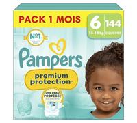 Pampers Premium Protection Couches Taille 6 x144 Pack 1 Mois