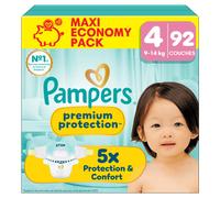 Pampers Premium Protection Maxi Pack T4 9-14kg 92 couches