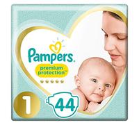 Pampers Premium Protection New Baby Couche pour Bébé de 2-5 kg Taille 1 - Lot de 2