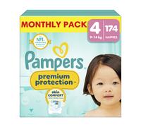 Pampers Premium Protection Pack 1 Mois, Taille 4, 174 couches