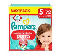 Pampers Premium Protection Pants Maxi Pack, Taille 5, 72 couches-culottes