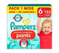 Pampers Premium Protection Pants, Taille 6, 132 couches-culottes