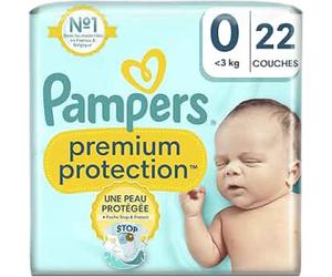 Pampers Premium Protection Taille 0 22 Pièces