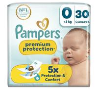 PAMPERS Premium Protection Couches taille 0 - 30 couches