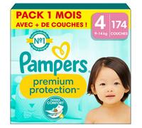 Pampers Premium Protection, Taille 4, 174 couches