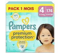 Pampers Couches Premium Protection New Baby taille 4 Mini 9-14 kg pack mensuel 1x174 pièces