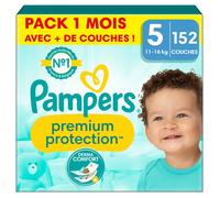 Pampers Premium Protection, Taille 5, 152 couches