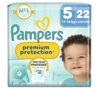 Pampers Premium Protection Lot de 22 couches Taille 5 11-16 kg