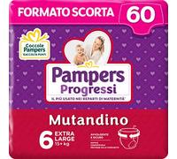 Pampers Progressi Culotte XL 60 couches, taille 6 (15+ kg)