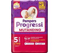 Pampers Progressi Mutandino Junior Taglia 5 (12-18 kg) 17 Pannolini