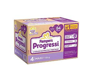 PAMPERS Progressi Quadri Pack 4 MAXI 7-18 kg - 88 couches