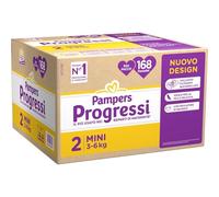 Pampers Progressi Tg. 2 esapacco 168 couches taille 2 mini 3-6 kg