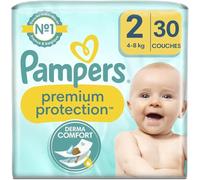 Pampers Protection Premium - Couches, Taille 2, (4-8kg) - 30 Pièces