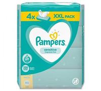 Pampers Sensitiv Lingettes humides 4x80 pièces