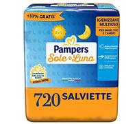 Pampers Sole & Luna Lingettes, Carton de 720 lingettes