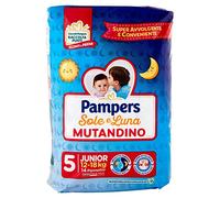 PAMPERS SOLE&LUNA MUTANDINE JUNIOR x14 pièces