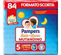 Pampers Soleil Et Lune Couche À Culotte Junior, Taille 5, 12-18 kg, 84 Couches