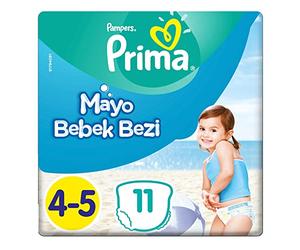 Pampers - Splashers Couches-culottes de Bain Jetables Taille 4-5 - Lot de 4 (x44 culottes)