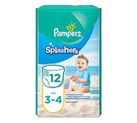 Pampers Splashers Lot de 12 couche-culottes de bain - Taille 3-4 - 6-12 kg
