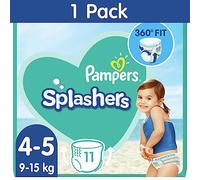Pampers Splashers T4-5 Couches Culottes de Bain Jetables pour Protection Optimale dans l'Eau