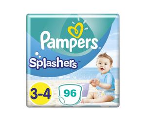 PAMPERS SPLASHERS TAILLE 3-4 96 COUCHES MAILLOT