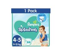 PAMPERS SPLASHERS TAILLE 4-5 88 COUCHES MAILLOT