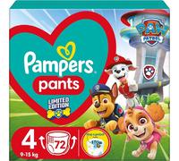 Pampers Pants Paw Patrol Size 4 couches-culottes à usage unique 9-15 kg 72 pcs