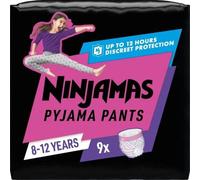 Pampers Couches-culottes pour pyjama Ninjamas 27-43 kg Hearts 9 pièces