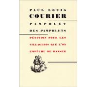 Pamphlet des pamphlets. Pétition pour les villageois que l'on empêche de danser