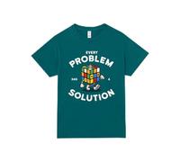 Pampling T-shirt pour enfants à manches courtes en coton, confortable et respirant, avec motifs originaux, variété de motifs, Every Problem, 10 ans