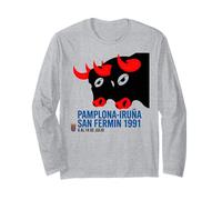 Pamplona Vintage San Fermin Festival 1991 Bull Run Manche Longue