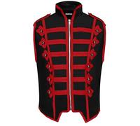 Pamposh Steampunk Hussar Napoleon Military Drummer Défilé Veste