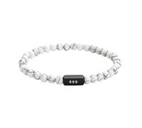 PAMTIER Ange Numéro Bracelet Pour Femmes Hommes Perlé 18CM Blanc 666