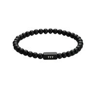 PAMTIER Ange Numéro Bracelet Pour Femmes Hommes Perlé 18CM Noir 777