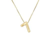 PAMTIER Men's Colliers Chaine Numéro Acier Inoxydable Delicate Pendentif Personalized Statement Bijoux Or Nombre 7
