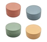 Pamtns Boite Savon Plastique 4 Pièces Boîte à Savon de Voyage Portable Porte-Savon Etanches avec Couvercle Boîte de Rangement de Savon Petit pour la Maison Extérieur Camping 4 Couleurs