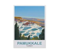Pamukkale Turquie,Puzzles pour Adultes 1000 Pièces Puzzles pour Adultes pour Enfants Puzzle en Papier Ados Jeux Éducatifs Anti-Stress Jouet Cadeau(50x70cm)-FA21