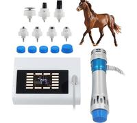 PAMZV Masseur des Ondes De Choc Animal, Machine De Thérapie Aux Ondes De Choc avec 7 Têtes De Massage, Fréquence De 1 À 18 Hz, Énergie 10-300MJ, Écran Tactile HD, pour Articulation, Soulagement De