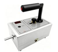 PAMZV Testeur D'arêtes Vives Électrique, Machine De Test D'arêtes Vives avec Interrupteur Au Pied, Pression Réglable, Poids : 60 ± 1 TR/Min, pour Détecter La Présence D'arêtes Vives sur Le Produit