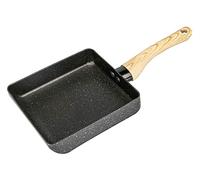 Pan à crêper farci antiadhésive Pan à crêper, poêle à frire à œufs, poêle d'oelette à œufs, 7inchx6inch Taoyaki Cuideur à frire avec poignée anti-scolaire, pour poêle à gaz induction Hob friture